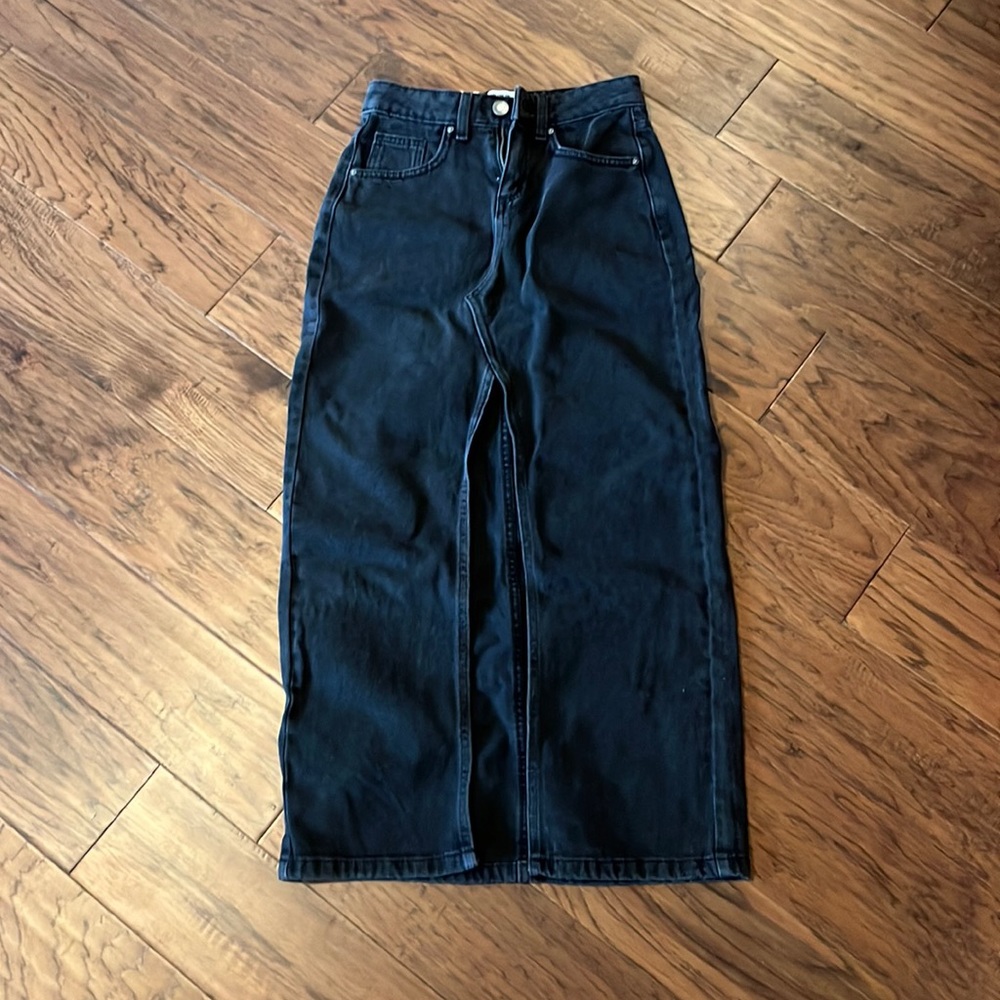 NWT cotton on denim maxi skirt